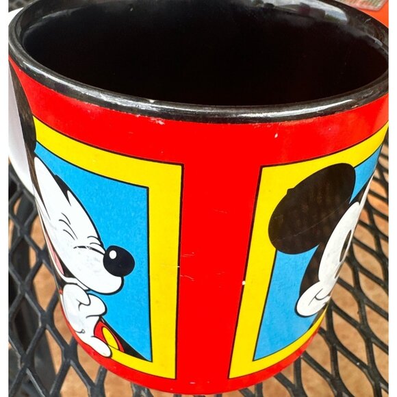 Disney's Mickey Mouse Multicolored Novelty Ceramic Mug 12 oz. 4" Tall - Picture 11 of 15